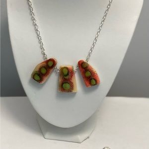 Acrylic Boho necklace and earrings NEW